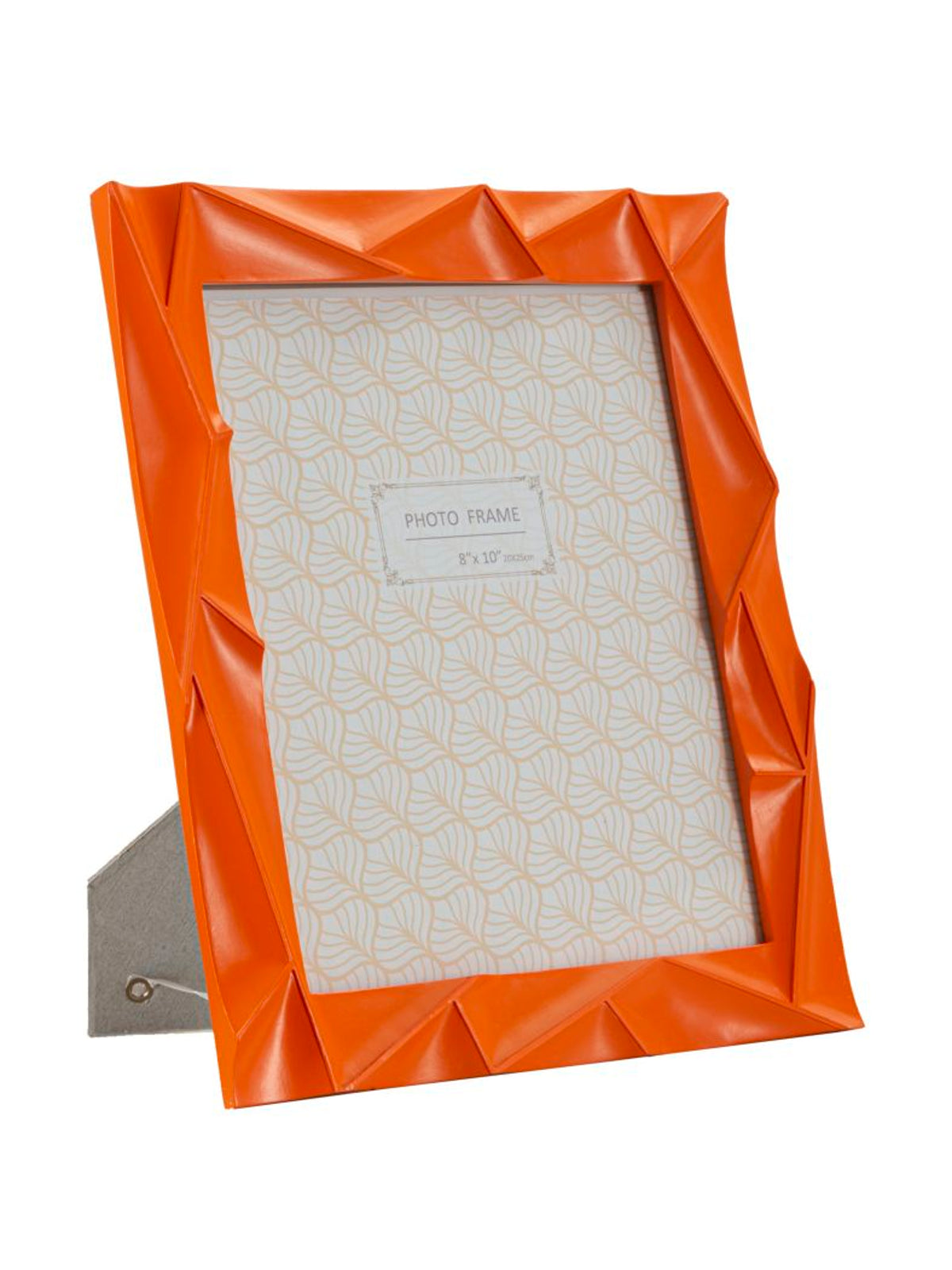 Cornice portafoto in resina arancione, 25,8x2x31 cm – Orangy