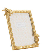 Cornice portafoto in resina oro, 25x2,8x21 cm – Flamingo