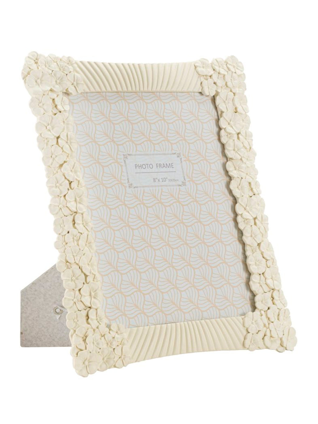 Cornice portafoto in resina crema, 27,8x2x33 cm – Cempalk