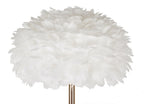 Lampada da terra Feathers Slim bianca, Ø43x170 cm – dettaglio 1
