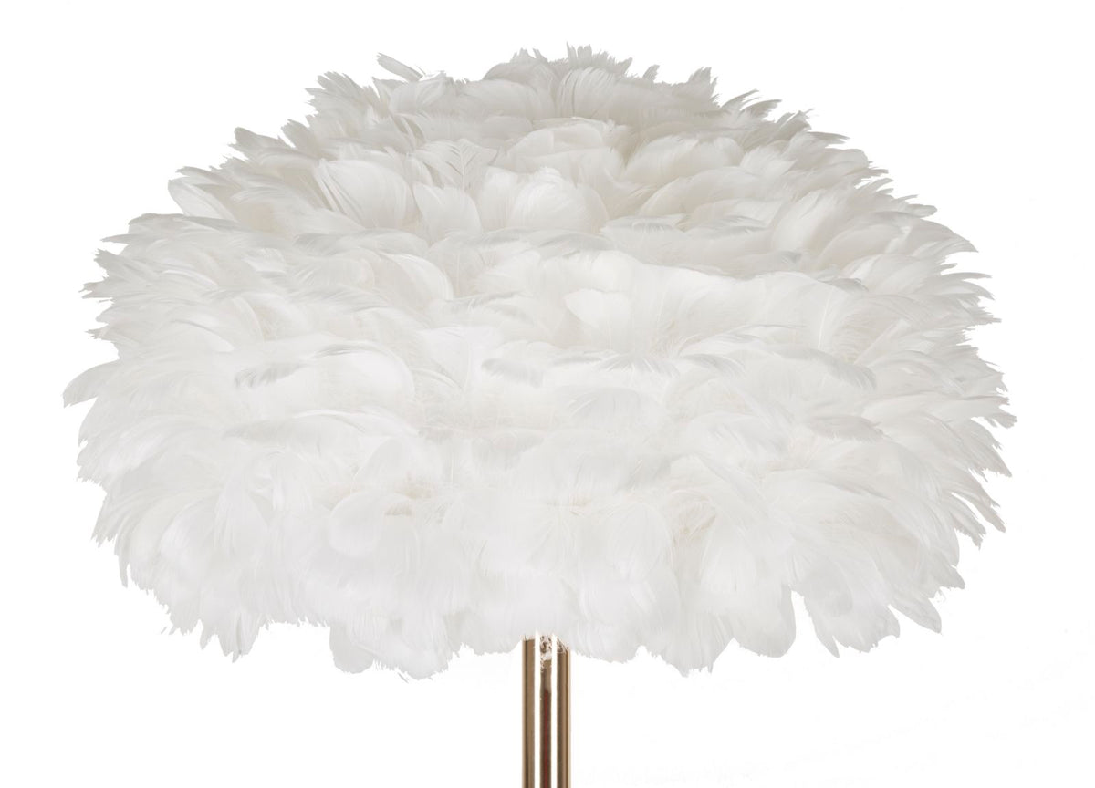 Lampada da terra Feathers Slim bianca, Ø43x170 cm – dettaglio 1