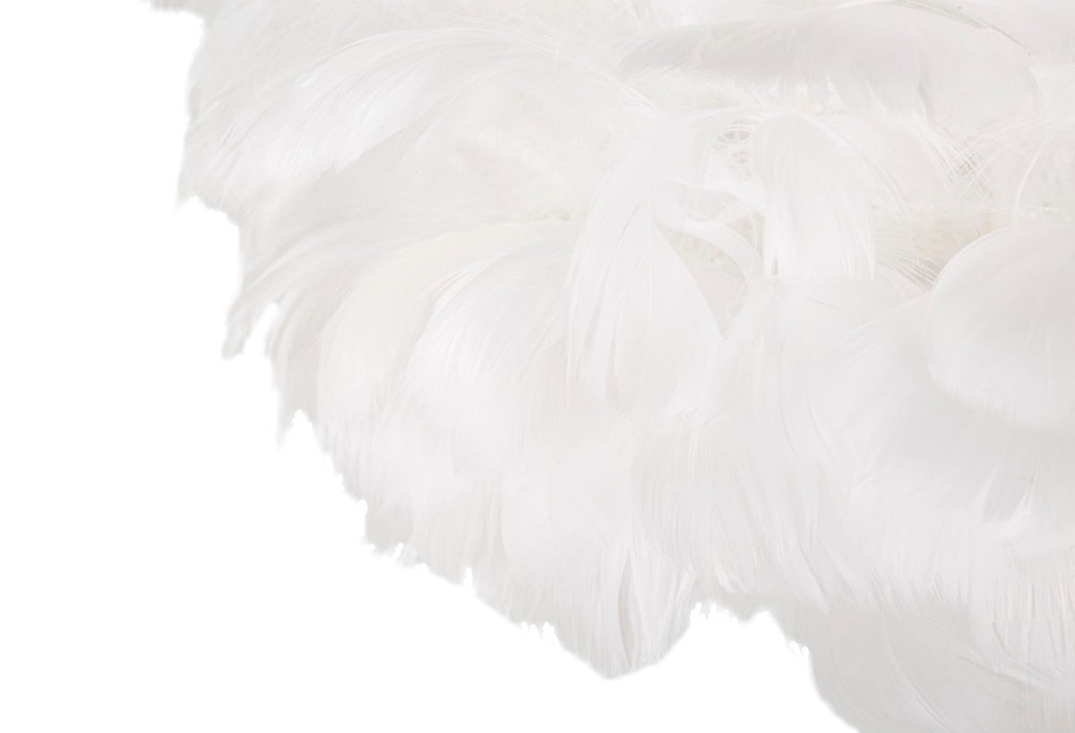 Lampada da terra Feathers Slim bianca, Ø43x170 cm – dettaglio 2