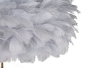 Lampada da terra Feathers Slim grigia, Ø43x170 cm – dettaglio 2