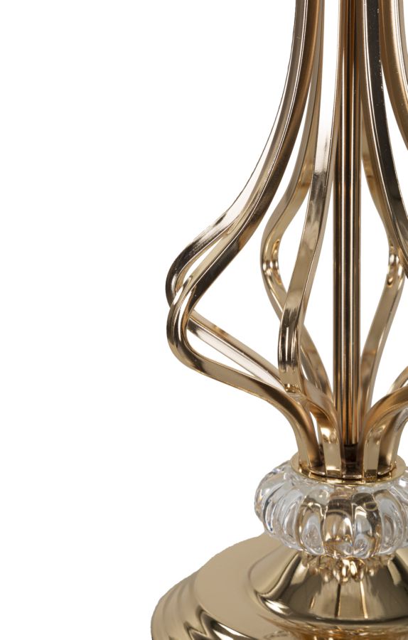 Lampada da tavolo Tarty bianca, Ø25x54 cm – dettaglio 2