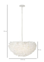 Lampadario Feather, Ø60x30 cm