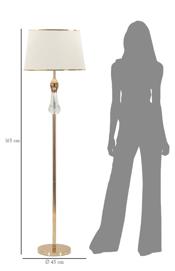 Lampada da terra Bratislava, Ø45x165 cm