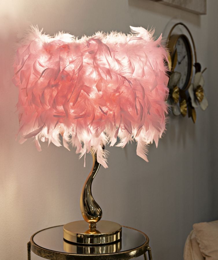 Lampada da tavolo Cart rosa, Ø25x47 cm – dettaglio 4