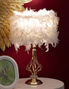 Lampada da tavolo Tarty bianca, Ø25x54 cm – dettaglio 4