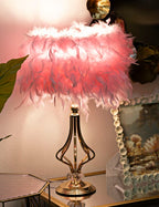 Lampada da tavolo Tarty rosa, Ø25x54 cm – dettaglio 4