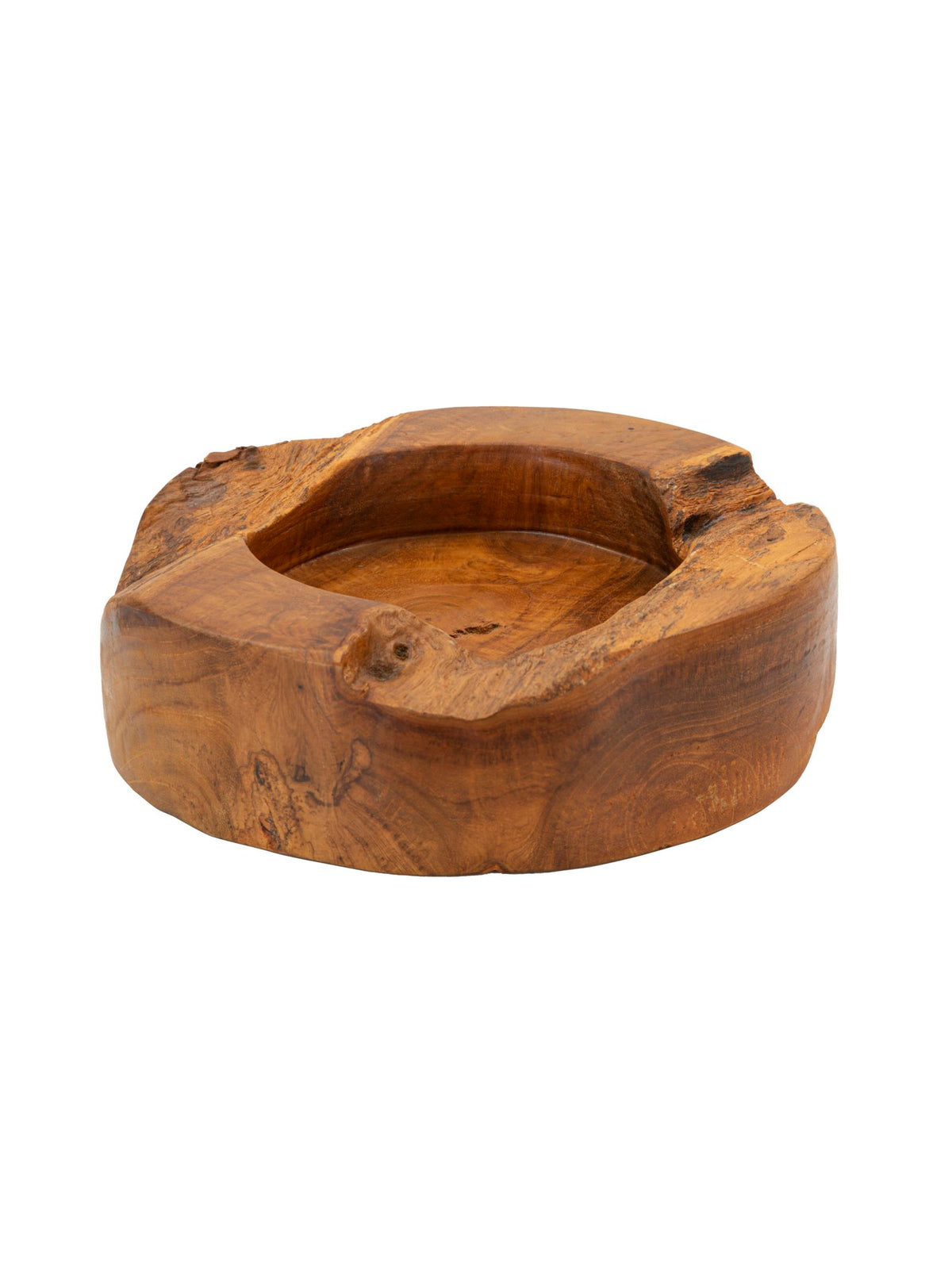 Svuotatasche decorativo in teak marrone, Ø21x6 cm – Erusi Plus Ric