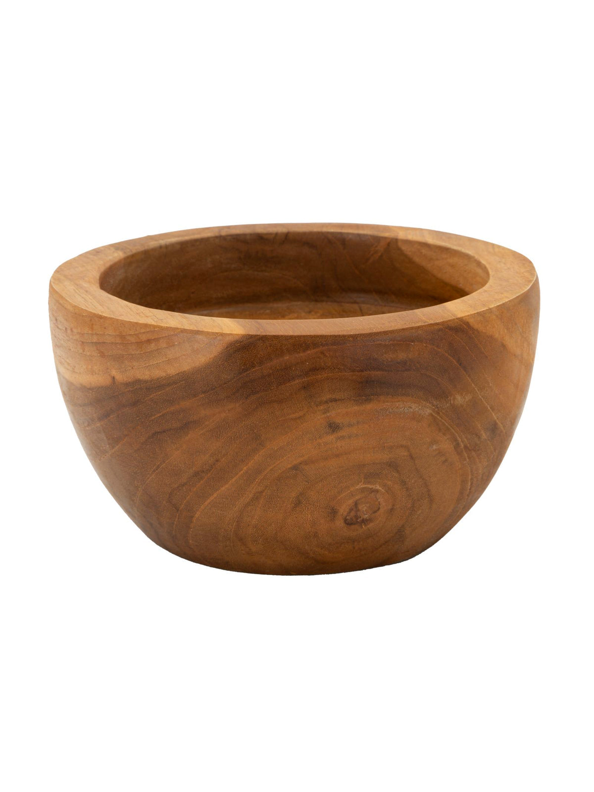 Svuotatasche decorativo in teak marrone, Ø15x9,5 cm – Erusi Simple Ric