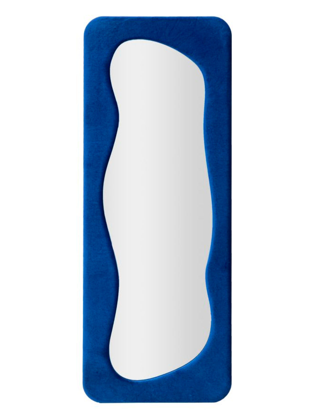 Specchio da parete in legno blu, 60x4x160 cm – Theodor