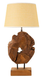 Lampada Kepala in Teak Riciclato, 35x69 cm