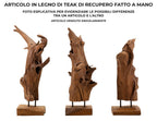 Scultura Akar in Teak Riciclato - foto 6