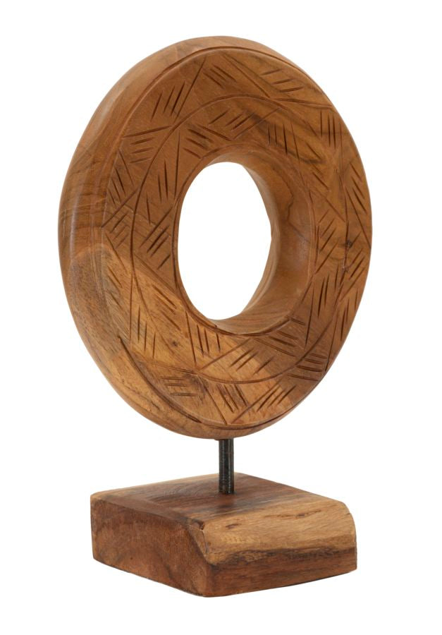 Scultura Dorat in Teak Ric - foto 2