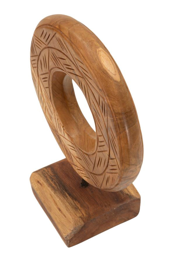 Scultura Dorat in Teak Ric - foto 3