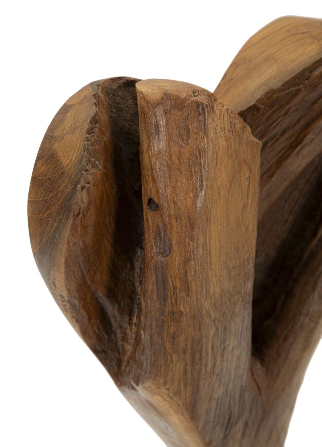 Scultura Cuore in Teak Ric - foto 5