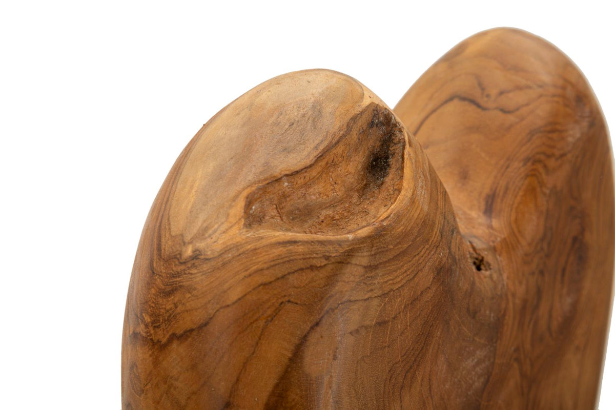 Scultura Dobu in Teak Riciclato - foto 4