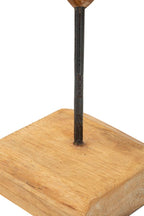 Scultura Dobu in Teak Riciclato - foto 5