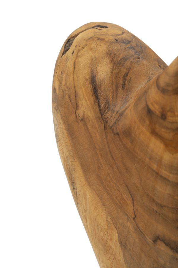 Scultura Dobu in Teak Riciclato - foto 6