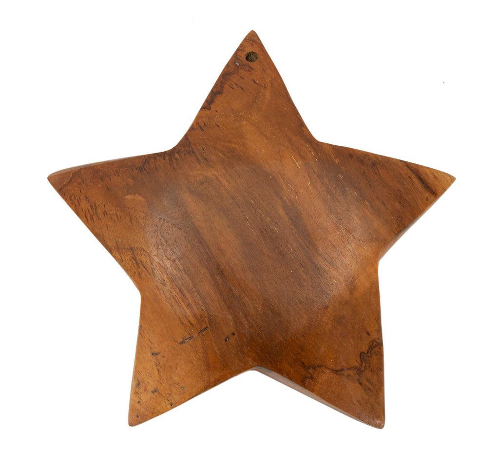 Decorazione Bintang da da appendere in Teak Riciclato (pezzi Unici-non Ripetibile in Serie - foto 3