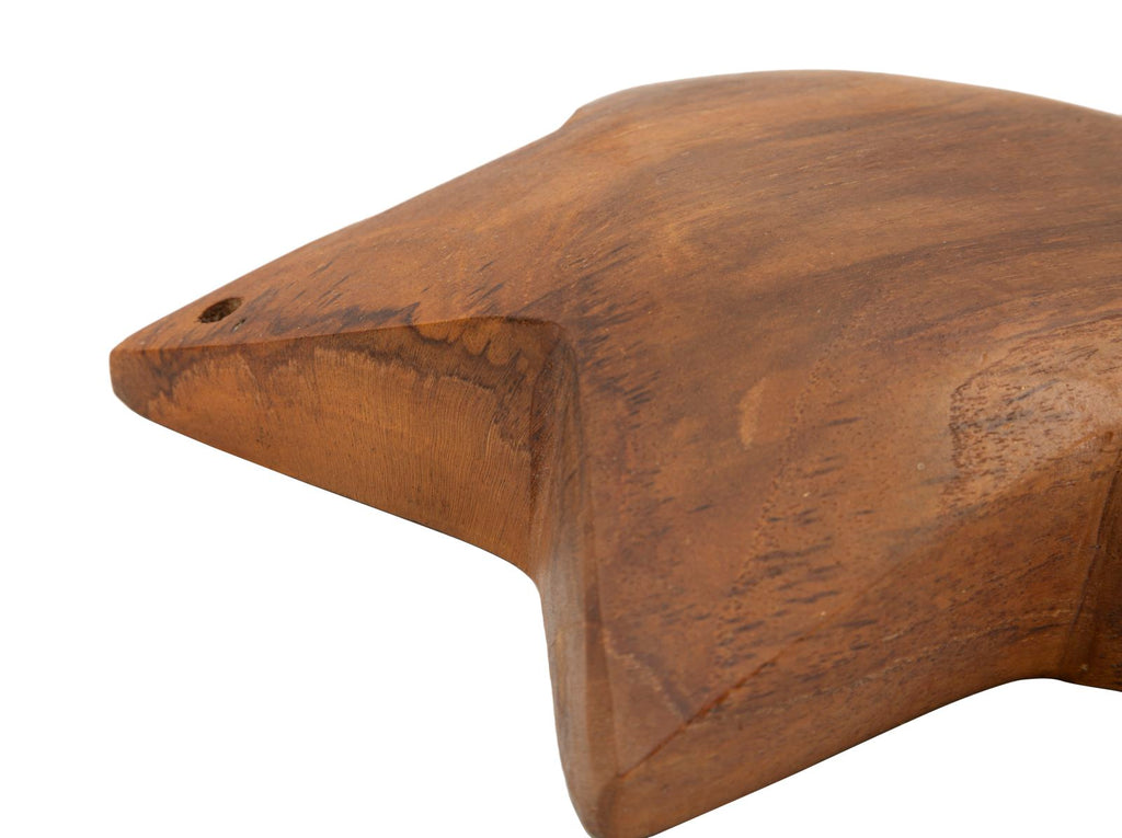 Decorazione Bintang da da appendere in Teak Riciclato (pezzi Unici-non Ripetibile in Serie - foto 4