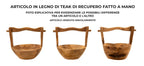 Svuotatasche Timbo in Teak Riciclato - foto 6