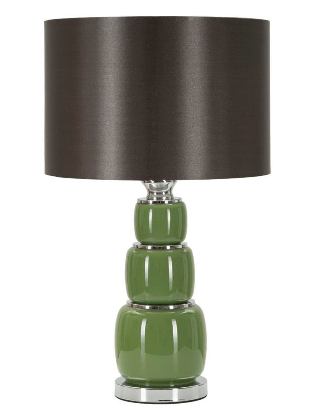 Lampada da tavolo in vetro bianco, Ø33x57 cm – Eva Three