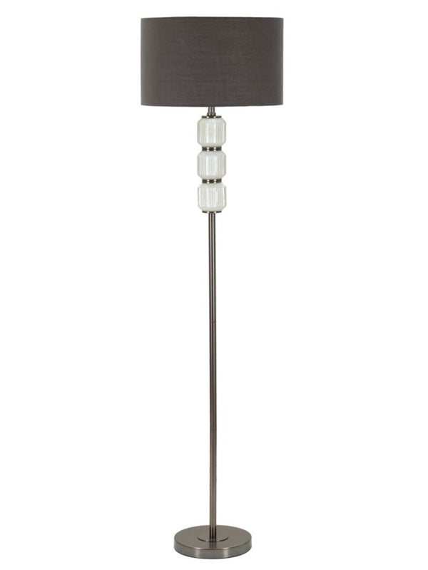 Lampada da terra in vetro bianco, Ø42,5x164 cm – Bright One