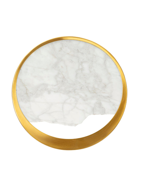 Applique da parete in marmo oro, 24x6x24 cm – Lampada Marble
