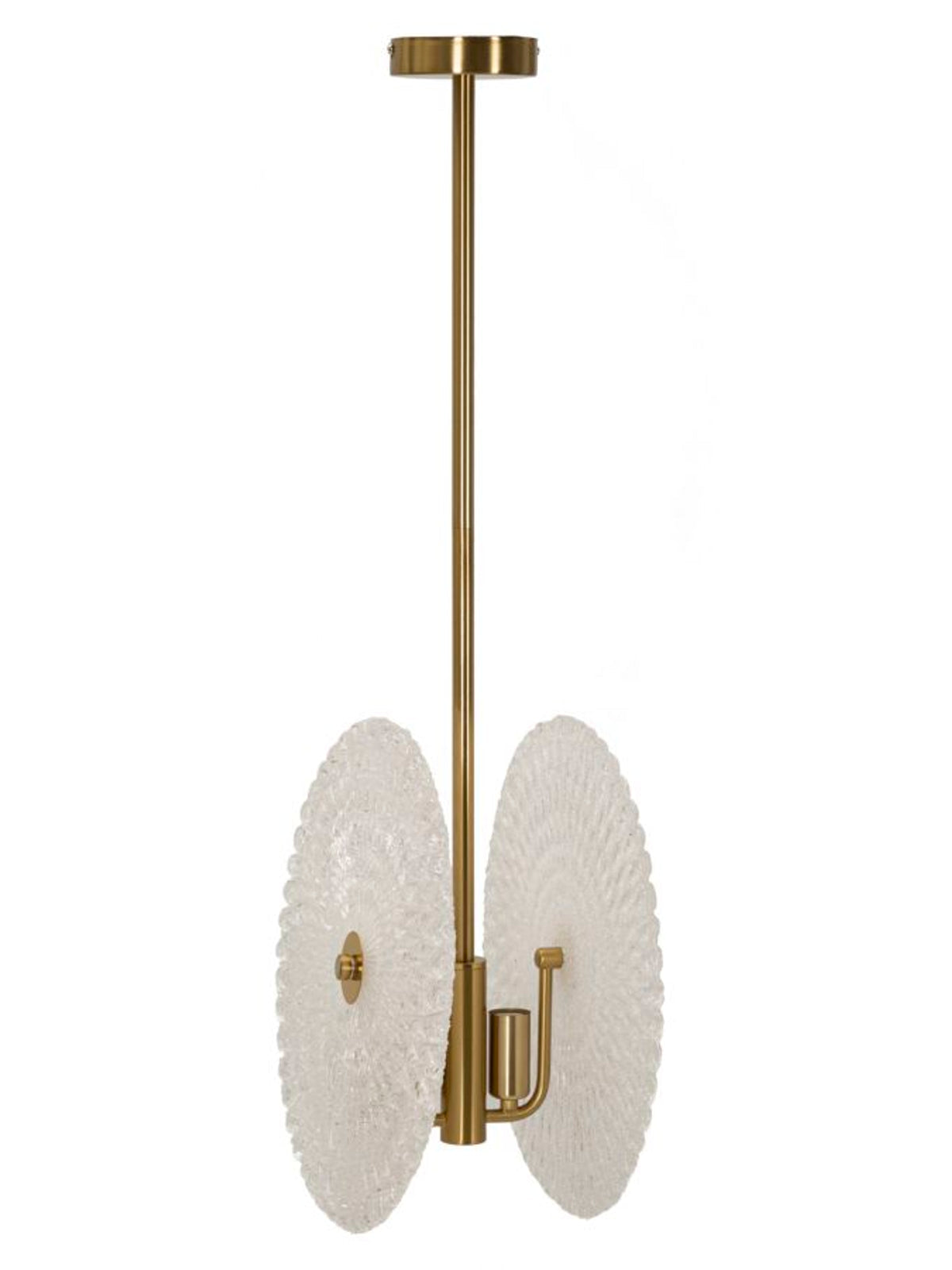 Lampadario a sospensione in vetro oro, 35x18x80 cm – Glass