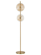 Lampada da terra in vetro oro, Ø30x170 cm – Venice