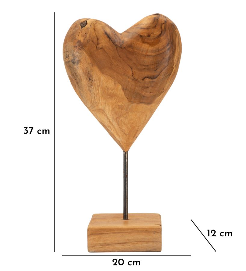 Scultura Dobu in Teak Riciclato - foto 10