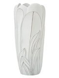 Vaso da terra in resina bianca, Ø30,5x69 cm – Gardy