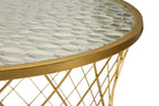 Tavolinetti Noah Gold set 4 Pz, Ø70x45-47x54,5-36x50-28x45 cm – dettaglio 2