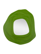 Specchio da parete in legno verde, 90x4x97 cm – Dalia
