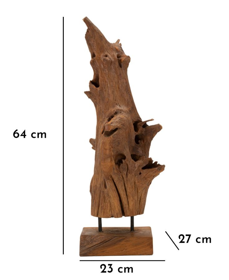 Scultura Akar in Teak Riciclato - foto 9