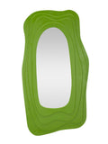 Specchio da parete in legno verde, 90x4x165 cm – Dafne