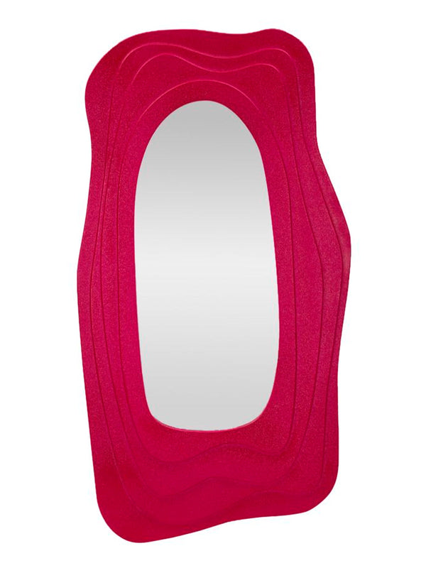 Specchio da parete in legno fucsia, 90x4x165 cm – Dafne