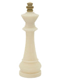 Scultura decorativa in resina bianca, Ø13x41 cm – Re Quarzy