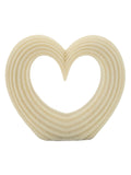 Scultura decorativa in resina bianca, 21x6x19 cm – Lovvy Quarzy