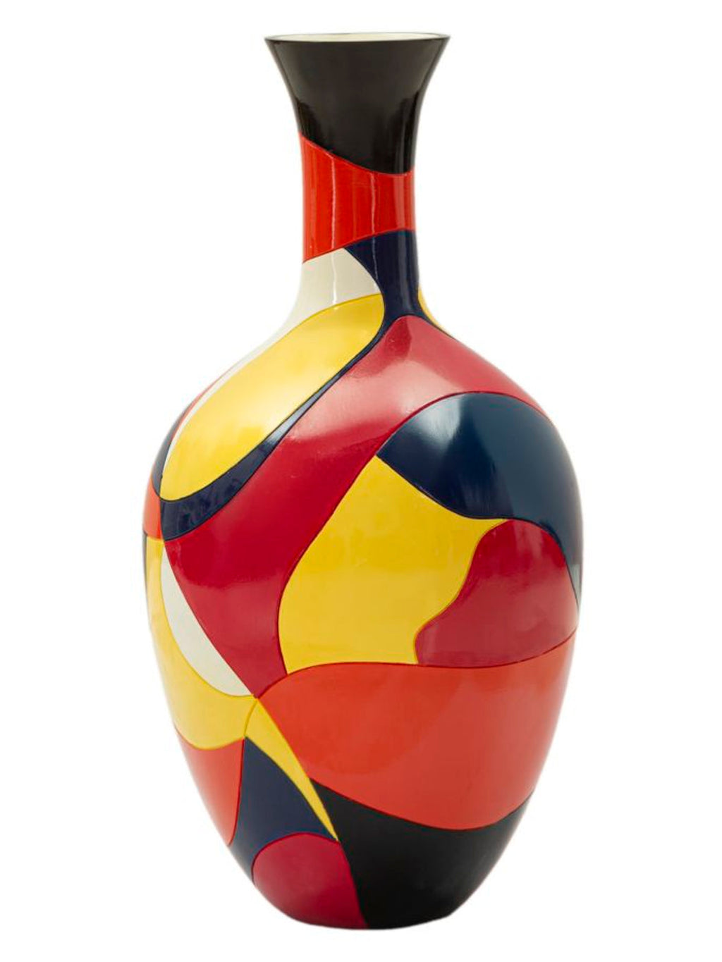 Vaso da terra in resina multicolore, Ø29x59 cm – Rubic