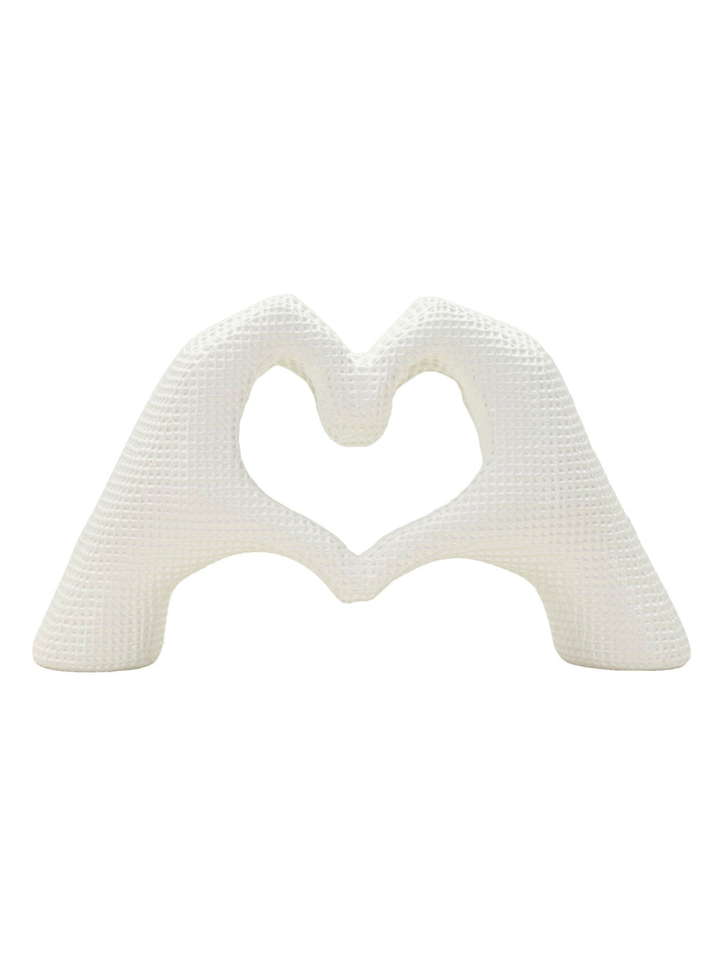 Scultura decorativa in resina bianca, 25x7,5x13,5 cm – Lover