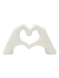 Scultura decorativa in resina bianca, 25x7,5x13,5 cm – Lover