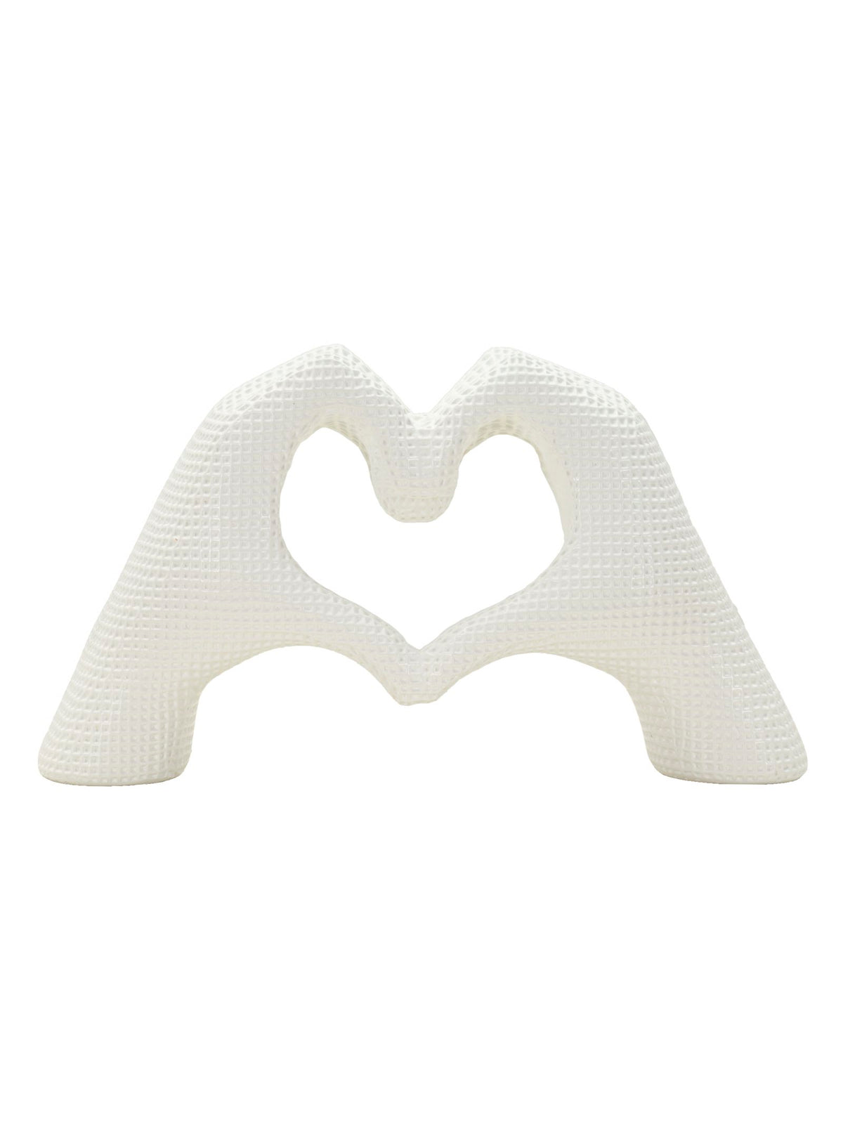 Scultura decorativa in resina bianca, 25x7,5x13,5 cm – Lover