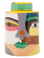 Vaso decorativo in ceramica multicolore, Ø19x28 cm – Piccassy Color Top