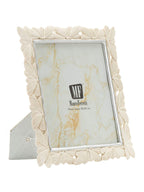 Cornice portafoto in resina crema, 28x2x33,3 cm – Butterfly