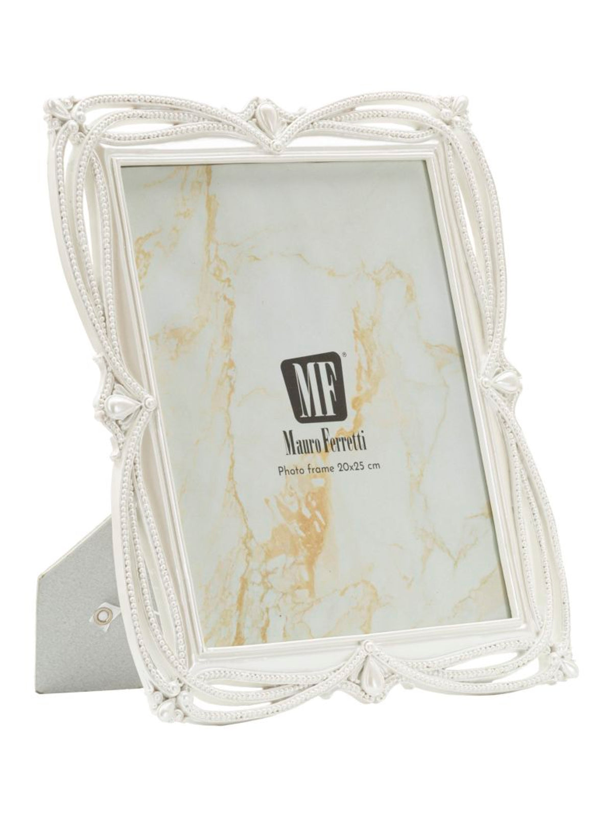 Cornice portafoto in resina argento, 27x1,7x32 cm – Ribbon
