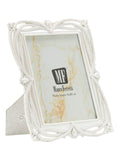 Cornice portafoto in resina argento, 21,8x1,6x26,8 cm – Ribbon