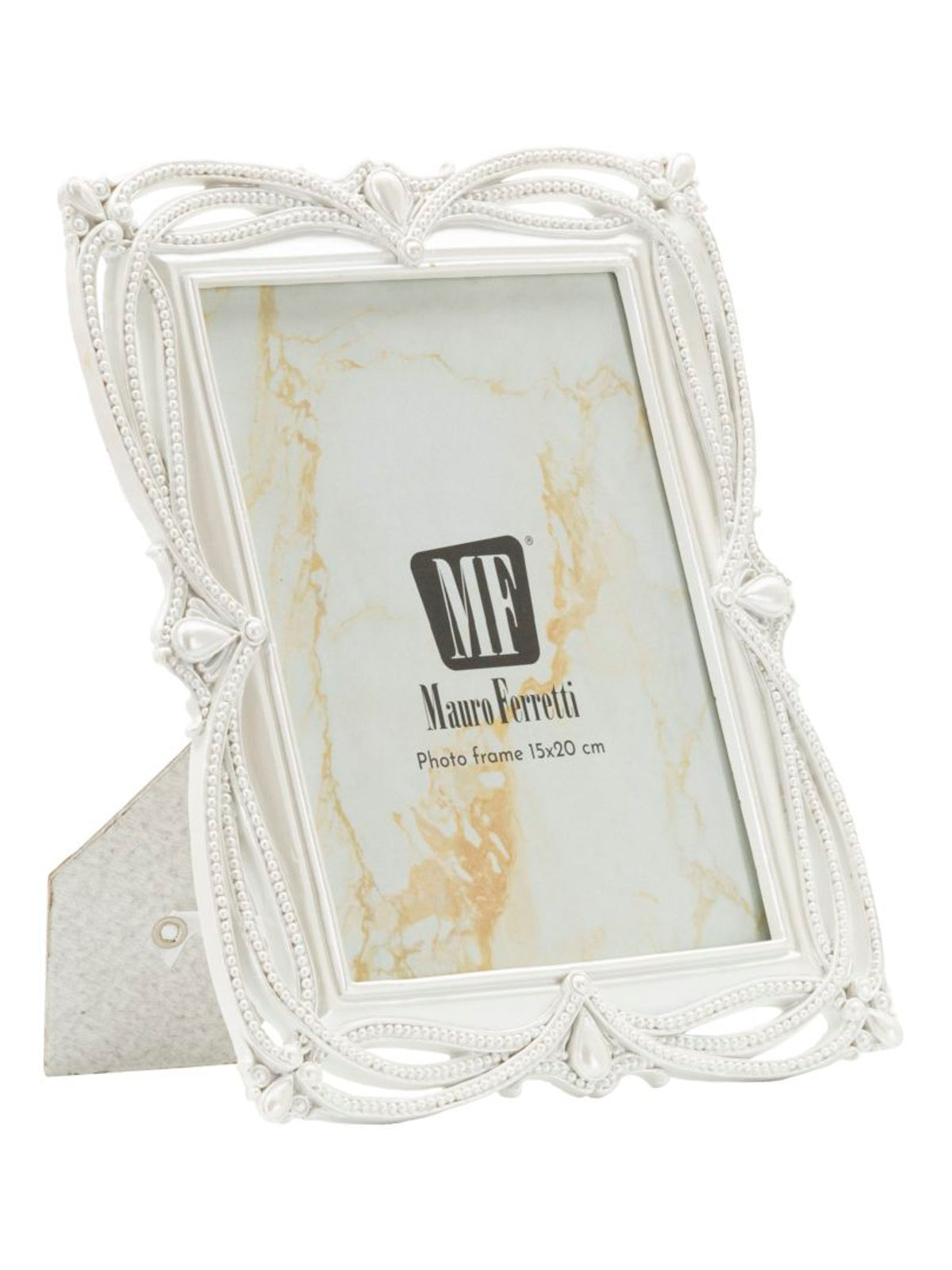 Cornice portafoto in resina argento, 21,8x1,6x26,8 cm – Ribbon